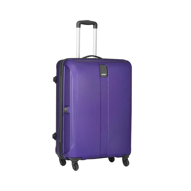 Thorium Sharp Antiscratch 77 Cms Polycarbonate Purple Check-In 4 wheels Hard Suitcase