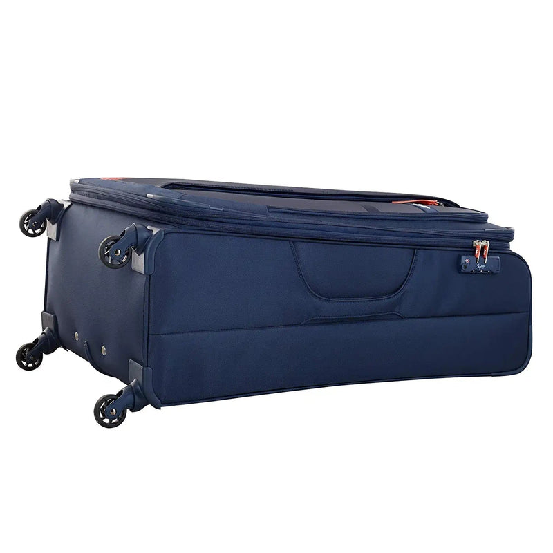 Polyester 80.5 Cms Navy Blue Softsided Check-in Luggage (Stairw81Nbl)