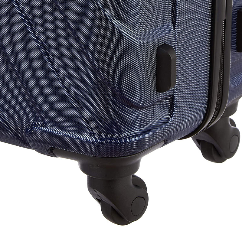 Polycarbonate 53 cms Midnight Blue Hardsided Cabin Luggage (BLACK)